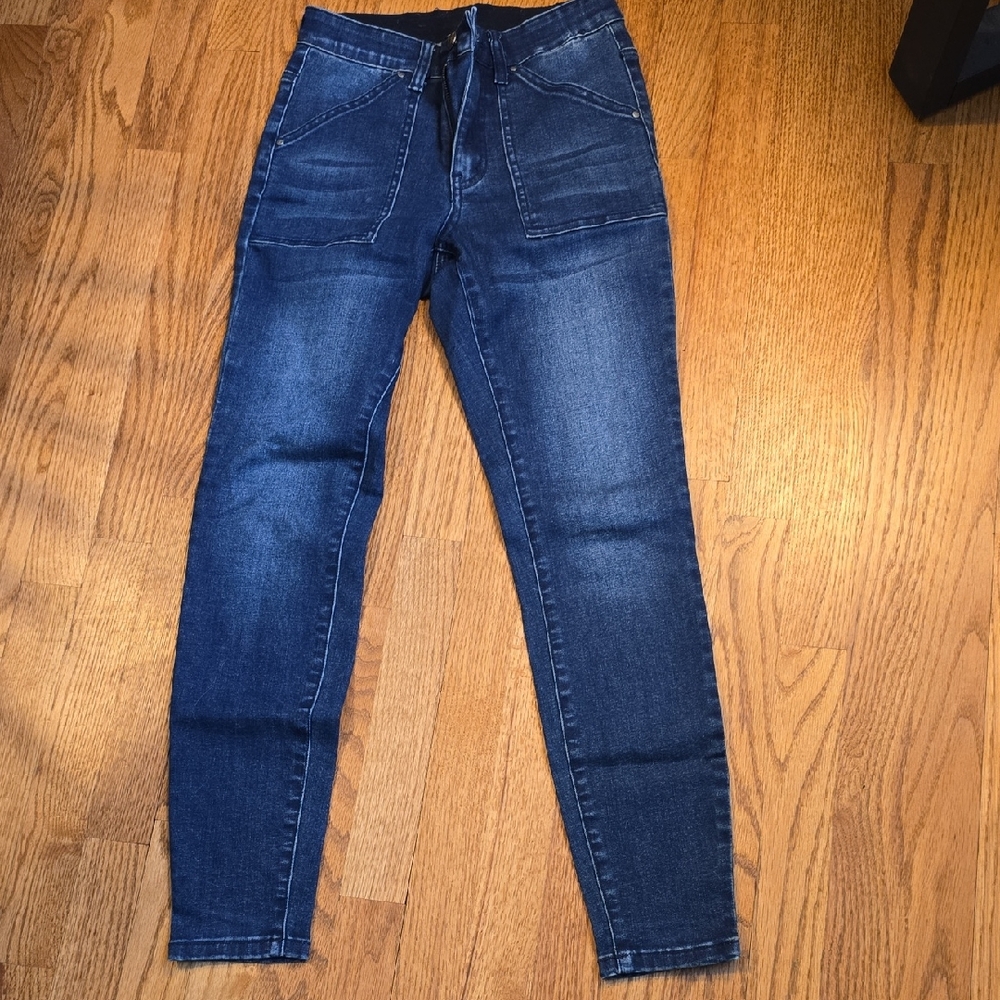 Grace & Lace Dark Blue Skinny Jeans